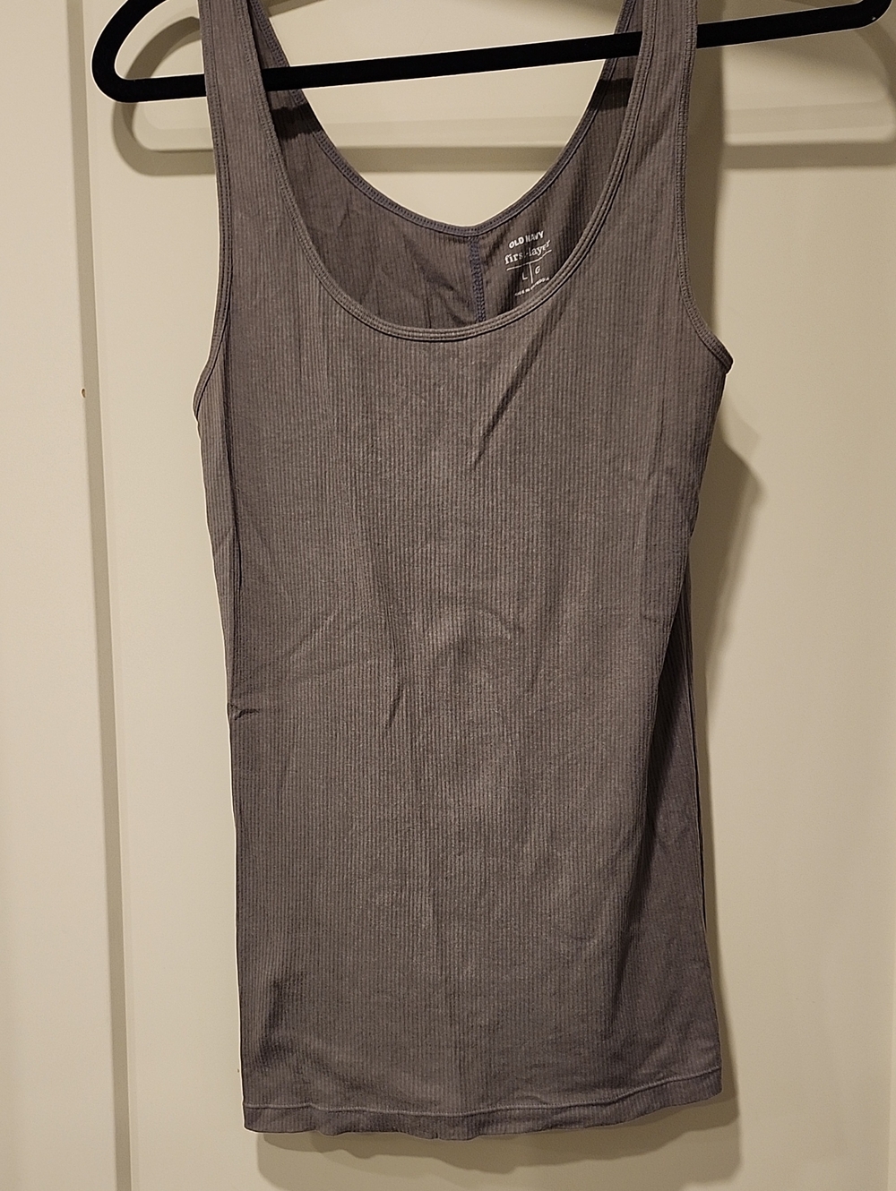 Old Navy Women's Ribbed Tank Top - Gray